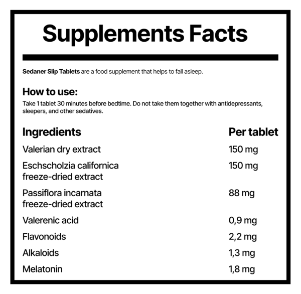 Sedaner Slip Tablets - Image 2